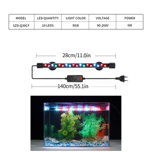 JSD RGB <span class=keywords><strong>LED</strong></span> Waterdichte Aquariumverlichting Hoge Helderheid Kleurverbeterende Visbaklamp voor Arowana Bak & Siervisbak - Product Image 3