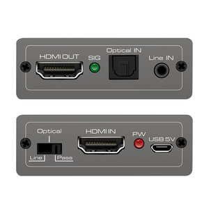 Digital 4K 60HZ HDMI <strong>Audio</strong> Extractor with <strong>Audio</strong> Embedder Optical SPDIF + 3.5MM <strong>Output</strong> Supports HDMI 2.0, 18Gpbs Bandwidth - Product Image 3