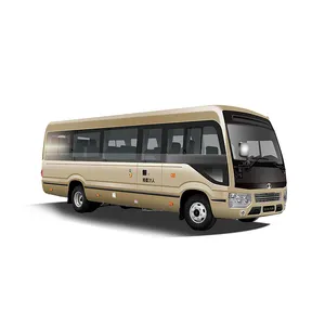 Top quality 7.7m manual transmission LHD RHD 10-30 seaters 4400mm coaster bus coach