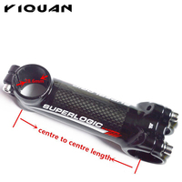 Pièces de vélo en fibre de carbone, tige de vélo de route 60-120 mm, tige de vélo de montagne, tige de vélo de gravier, accessoires de vélo VTT