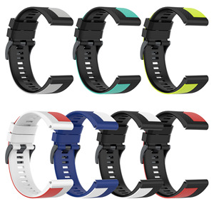 Tschick สายรัดข้อมือซิลิโคน,สายรัดข้อมือสำหรับ <span class=keywords><strong>Garmin</strong></span> Descent Mk2/Mk2i/Mk1/G1 Epix Gen 2 <span class=keywords><strong>MARQ</strong></span>/Enduro 2 Band - Product Image 3