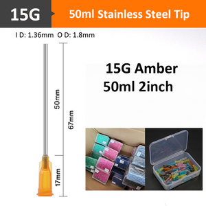 Zhenju HTST ISO/GS Zertifizierte 50mm 2 Zoll Klebstoff-PRÄZISIONS-Edelstahlnadeln für Klebstoff-Dosierspritzenkartuschen - Product Image 3