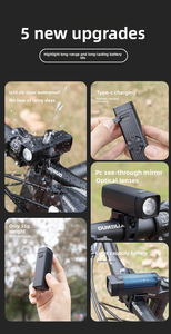 Offre Spéciale étanche lumineux 800mAh USB Rechargeable <span class=keywords><strong>Magicshine</strong></span> accessoires de vélo Led avant lumière et klaxon ensemble pour l'équitation de nuit - Product Image 4