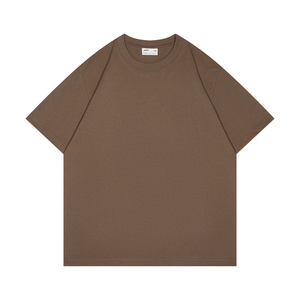 Summer Double-Brushed Tee Hommes 240gsm Heavyweight Short Sleeve Cotton - Product Image 1