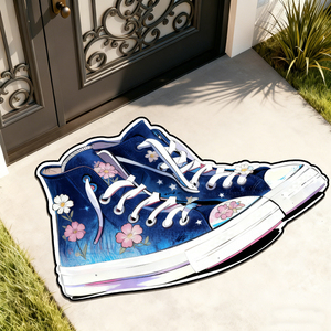 Tùy Chỉnh In Pha Lê Nhung Thảm Tùy Chỉnh Phim Hoạt Hình Thảm Giày Thảm Gấu Sneaker Hình Thảm Sneaker Mat - Product Image 1