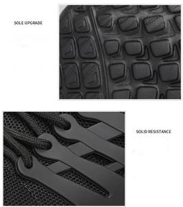 Chaussures de course en maille pour hommes et femmes, chaussures de marche blanches, décontractées, sports de plein air, bon prix d'usine - Product Image 4