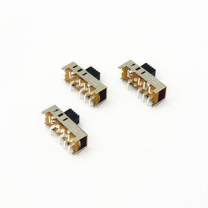 Thiết kế lại vuông 17*6.1mm nhựa chuyển đổi Haft góc bên phải bề mặt gắn kết 2 + 6 pin 3 chiều thiết bị truyền thông trượt chuyển 2p3t - Product Image 6