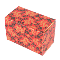 Boîte de rangement pour cartes à collectionner en cuir PU/PVC avec logo gaufré, personnalisable, ODM/OEM