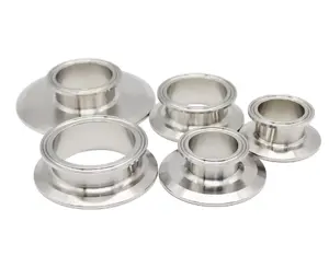 SS304 flanged collar sanitary homemade beer pipe fitting