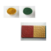 Beton Pencampuran Pigmen Merah Warna Kuning Ferric Oxide Bubuk