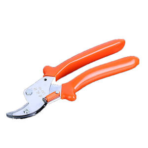 Sécateur Little Hercules en acier inoxydable à coupe bypass 10-20 mm, cueilleur de fruits, poignée orange, origine Taïwan - Product Image 1