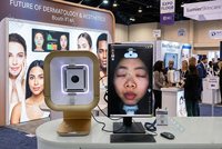 Analyseur de peau 3D AI exclusif aux salons de beauté pour le développement cosmétique personnalisé