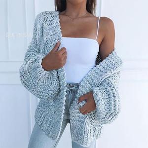 Cardigan en mohair épais de qualité supérieure pour femmes européennes et américaines 2026 – Veste décontractée et chaude - Product Image 3