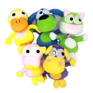 Jouets en peluche pour chiens dans de grands yeux Forme animale Singe Canard Cochon Chats Chiens Jouets en peluche