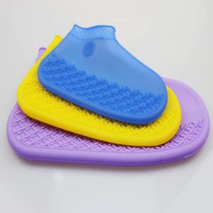 חיצוני נעל מגיני לשימוש חוזר גשם מגפי סיליקון עמיד למים נעל מכסה - Product Image 6