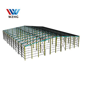 Atelier <span class=keywords><strong>de</strong></span> construction <span class=keywords><strong>de</strong></span> bâtiments d'entrepôt <span class=keywords><strong>de</strong></span> structure en acier préfabriqué à faible coût et bon marché - Product Image 2