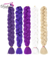Extensions de cheveux synthétiques Yaki lisses résistantes à la chaleur, pré-étirées, pour tresses Jumbo, 32 pouces, 165g, pour femmes noires - Collection 2026 à prix abordable