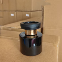 Bouteille en verre vide pour diffuseur de parfum 120 ml (4 oz) avec bouchon, ambre/noir, pour arômes, parfums, désodorisants et huiles essentielles