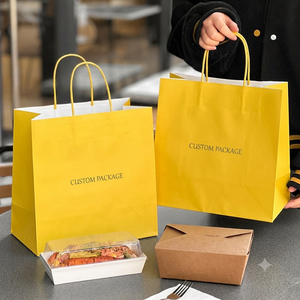 Sacchetto di Carta Kraft Personalizzato per Dolci, Pasticceria, Panetteria, Ecologico, Biodegradabile, Riciclabile, per Asporto - Product Image 1