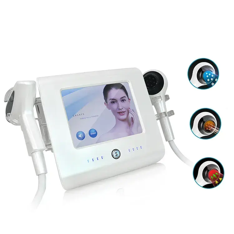 Painless Face modeling RF energy heats neck lifting double chin Reduction face shape body massage focused rf machine