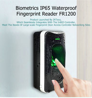 Lecteur d'empreintes digitales biométrique miniature étanche IP65 Zk Teco FR1200 avec lecteur de carte autonome de contrôle d'accès RS485