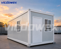 Vicdowex Promotion : Maison conteneur modulaire démontable à assemblage rapide pour bureau, logement temporaire, hôtel, entrepôt