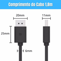 Câble DP haute définition 4K Xput, 5 m de long, cordon de connexion vidéo pour téléviseur 4K, ordinateur de bureau, carte graphique