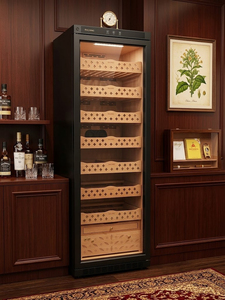 Humidor de Exhibición para Cigarros Independiente de Primera Calidad RACHING 600x610x1820mm con Control Inteligente de Humedad para Hogar y Oficina - Product Image 2