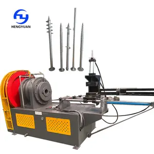 Best sell helical pile pipe pointed end machine