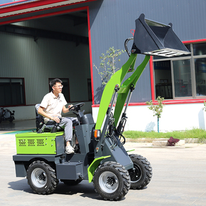 500kg 1000kg đa chức năng thiết bị nhỏ gọn mini điện loader với kết thúc trước mở Cab pin Powered cho bán - Product Image 4