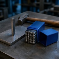 Vente en gros de tampons industriels en acier GREAT WALL PRECISION modèle 428450, tampons à lettres et à chiffres, OEM personnalisable, outils antidérapants