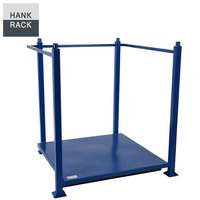 Panier Portable pliable et emboîtable de 10 kg, bacs en métal, casier de rangement pour entrepôt