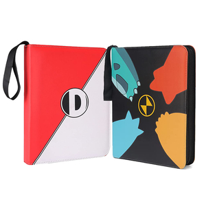 holder with zipper Sleeves Card Binder Holder Book pokmon card album with pokmon card binder