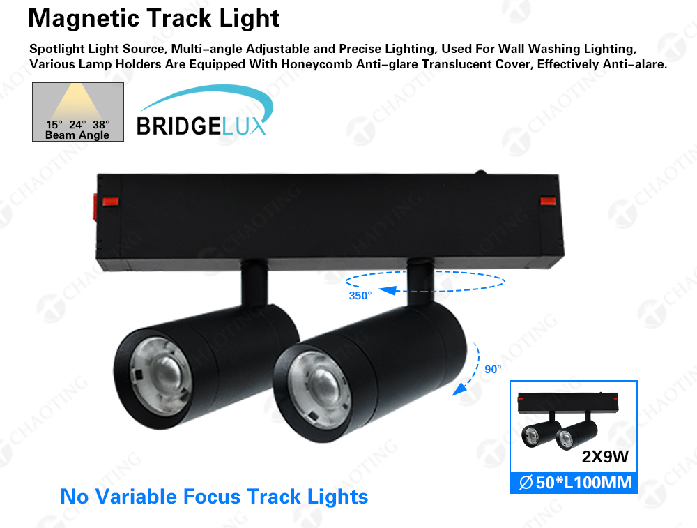 Double Head Track Spotlights