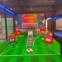 Centre de jeux sportifs familial, parc de glisse intérieur, aire de jeux pour enfants et adultes, équipement de parc d'aventure commercial, parcours de cordes
