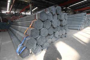 Tuyau d'acier rond pré-galvanisé pour clôturer le poteau et le cadre de porte avec le <span class=keywords><strong>prix</strong></span> raisonnable - Product Image 4