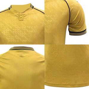 Camiseta de Fútbol Personalizada para Hombre, Manga Corta, Cuello Redondo, Elástica, para Entrenamiento de Club, Otoño, 100% Poliéster, Tallas 25/26 - Product Image 3