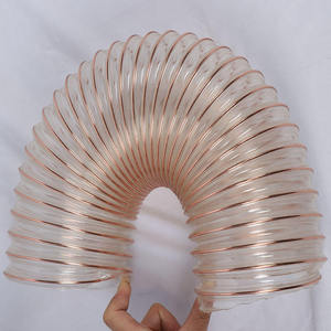 <span class=keywords><strong>Tuyau</strong></span> <span class=keywords><strong>d</strong></span>'aspirateur rétractable résistant à l'usure avec fil <span class=keywords><strong>d</strong></span>'acier plaqué cuivre en spirale, <span class=keywords><strong>tuyau</strong></span> en PU transparent rétractable - Product Image 3