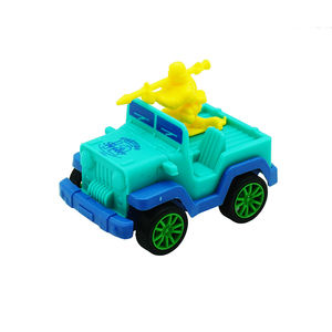 Pull Back Military Vehicle Plastic Friction <span class=keywords><strong>jeep</strong></span> Pull Back Car for Kids Surprise Egg Toys - Product Image 5