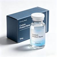 Étiquettes et boîtes personnalisées pour flacons individuels de 3 ml, emballage holographique, boîte de 2 ml/3 ml/10 ml pour produits peptidiques (1 paquet)