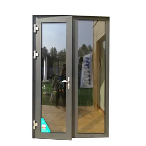 Porte De Cabanon European Style Glass Swing Aluminum Shed Bedroom Storefront Door