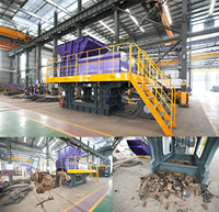 Grande machine de concassage de blocs de fer pour les fonderies et les déchets de fonderie
