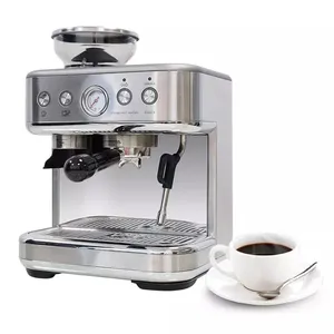 コーヒーメーカー15BARグラインダー付き自動コーヒーメーカー家庭用コーヒーエスプレッソマシン内蔵グラインダー付き