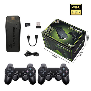 Nueva Consola de Videojuegos Retro M8 <span class=keywords><strong>Game</strong></span> <span class=keywords><strong>Stick</strong></span> <span class=keywords><strong>Lite</strong></span> <span class=keywords><strong>4K</strong></span> 64G con Más de 10000 Juegos Integrados y Control Inalámbrico, Regalo de Navidad para Niños - Product Image 2