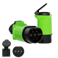 Adaptateur V2L de type 2 Chargeur de voiture électrique BYD Type 2 vers prise universelle 16A 3,5KW Chargeur de voiture électrique OEM