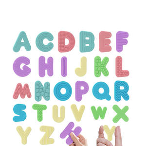 Alfabeti sensoriali testurizzati in Silicone giocattoli per l'apprendimento, <span class=keywords><strong>attività</strong></span> di <span class=keywords><strong>autismo</strong></span> ADHD Set da viaggio in età prescolare giocattoli educativi per bambini - Product Image 2
