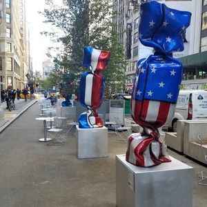 Lớn Đầy Màu Sắc Lollipop Kẹo Crane Giáng Sinh Trang Trí Nội Thất Thủ Công Mỹ Nghệ Trung Tâm Mua Sắm Cửa Sổ Hiển Thị Nhựa Sợi Thủy Tinh Điêu Khắc - Product Image 6