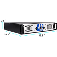 Amplificateur de puissance professionnel Depusheng CA9 haute puissance 750W, audio stéréo, karaoké, DJ, mixeur BT, égaliseur avec USB/SD/FM/BT