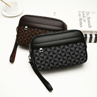 Sac bandoulière homme en cuir PU de luxe, design tendance, avec fermeture éclair, haute qualité, prix de gros