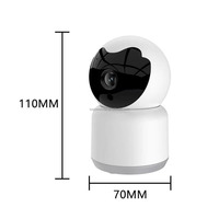 Module de caméra sans fil Powertars 4MP HD avec suivi mobile IA panoramique 360°, surveillance domestique, vision nocturne panoramique et audio bidirectionnel